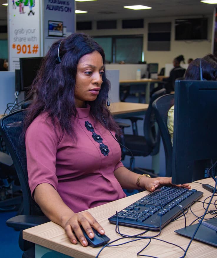 Access Bank Staff working